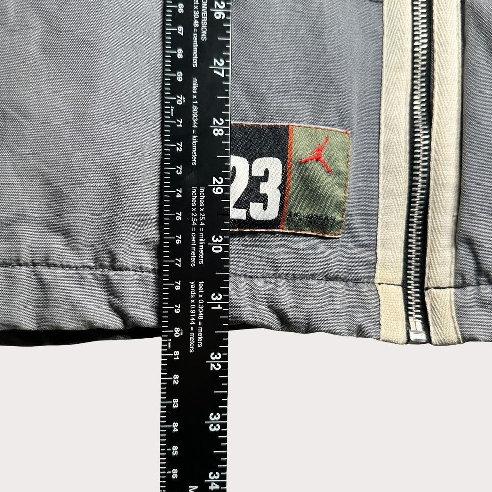 Vintage 90s Nike Air Jordan Legendary No 23 XL Gray Full Zip Jacket RN56323 - Picture 14 of 14